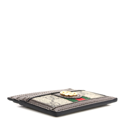 Gucci GG Supreme Monogram Ophidia Card Holder Brown 4 of 9