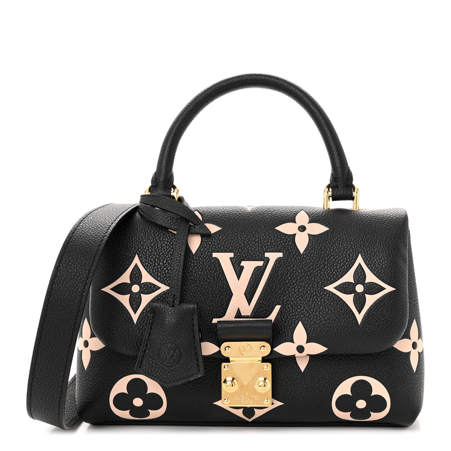 Empreinte Monogram Giant Madeleine BB Black Beige