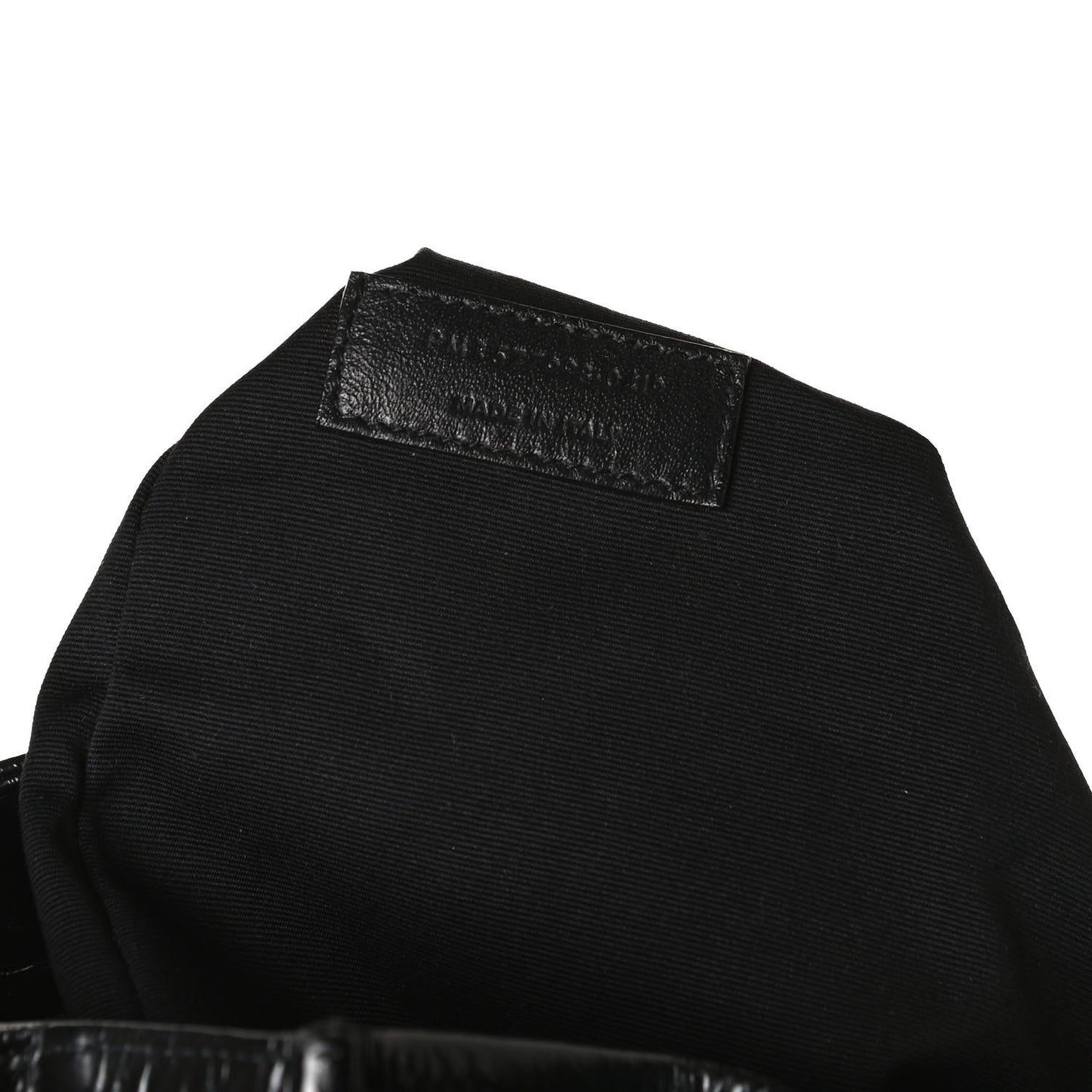 Crinkled Calfskin Matelasse Monogram Niki Shoulder Bag Black