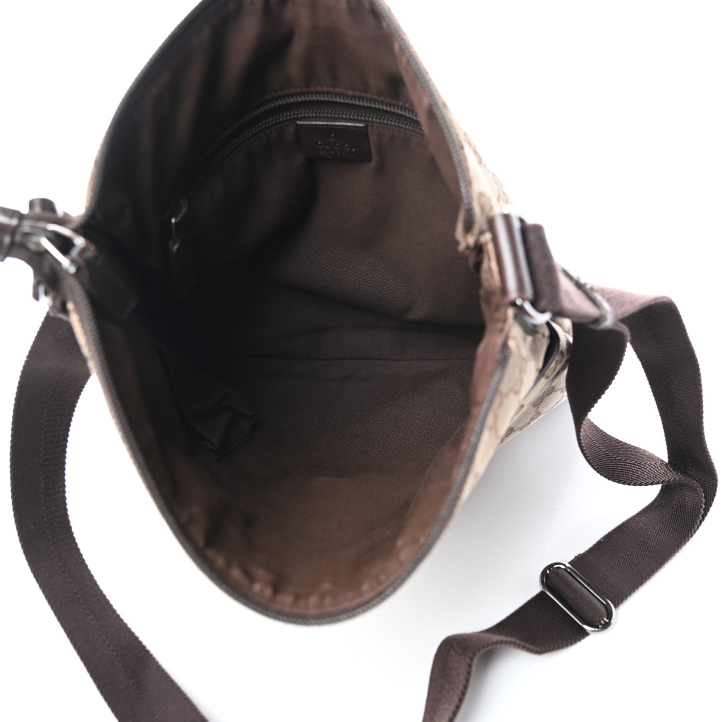 Monogram Perforated Medium Messenger Dark Brown