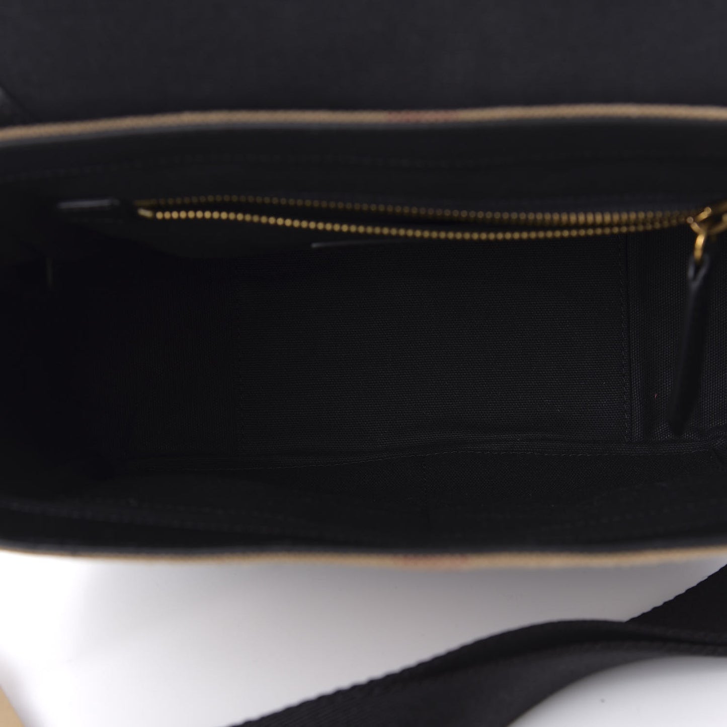 Canvas Mega Check Large Baildon Messenger Bag Black