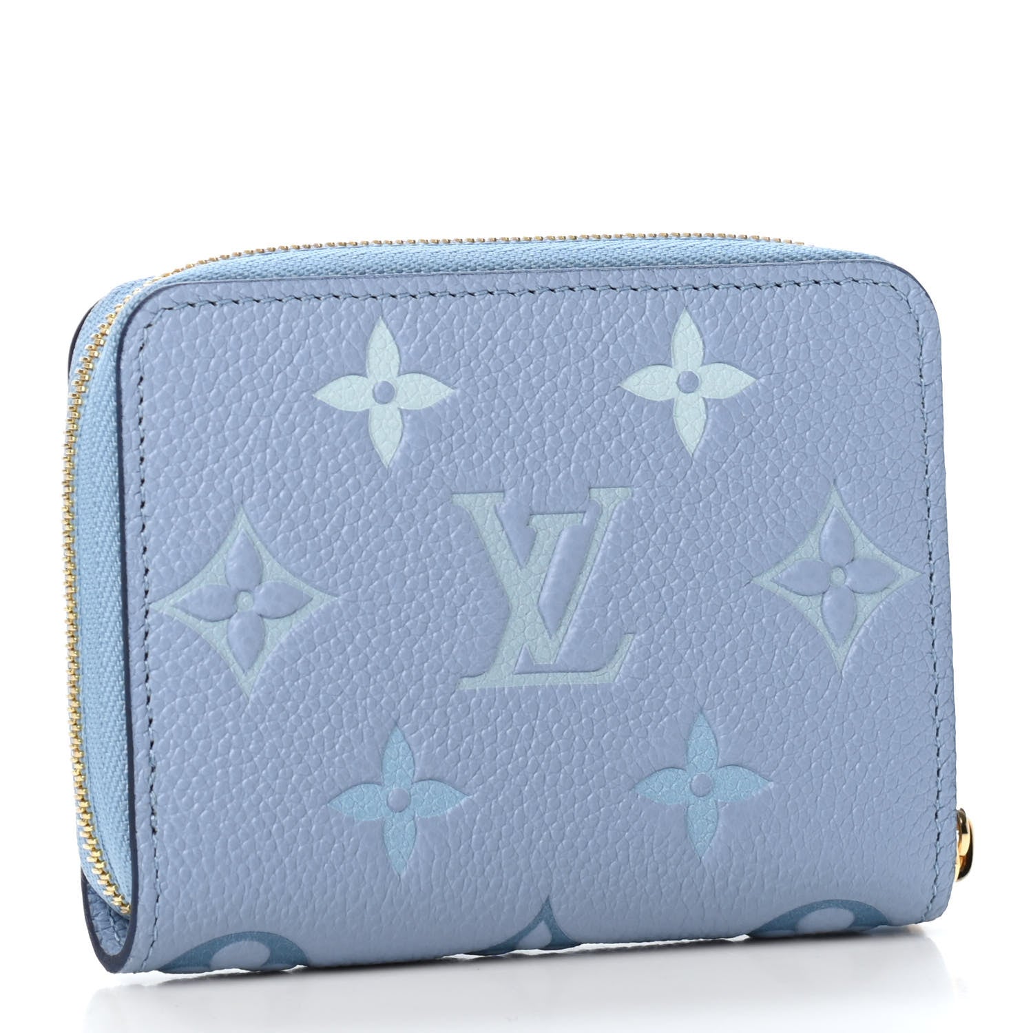 Louis Vuitton Empreinte Monogram Giant By The Pool Zippy Coin Purse Summer Blue 2 of 4