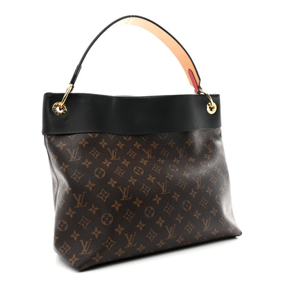 Louis Vuitton Monogram Tuileries Hobo Black 3 of 10