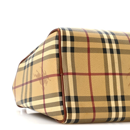 Burberry Haymarket Check Bowling Bag Brown 9 of 13