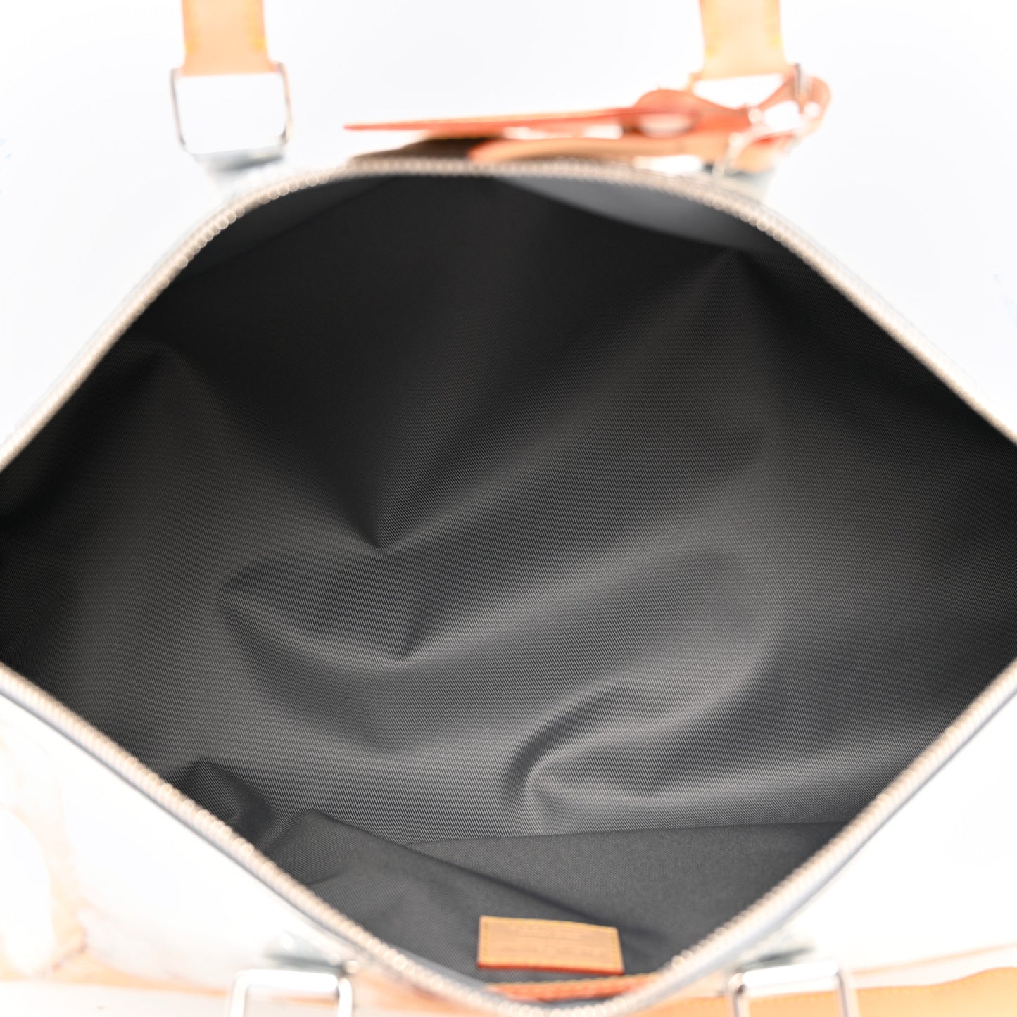 Monogram Mirror Keepall Bandouliere 50 Silver