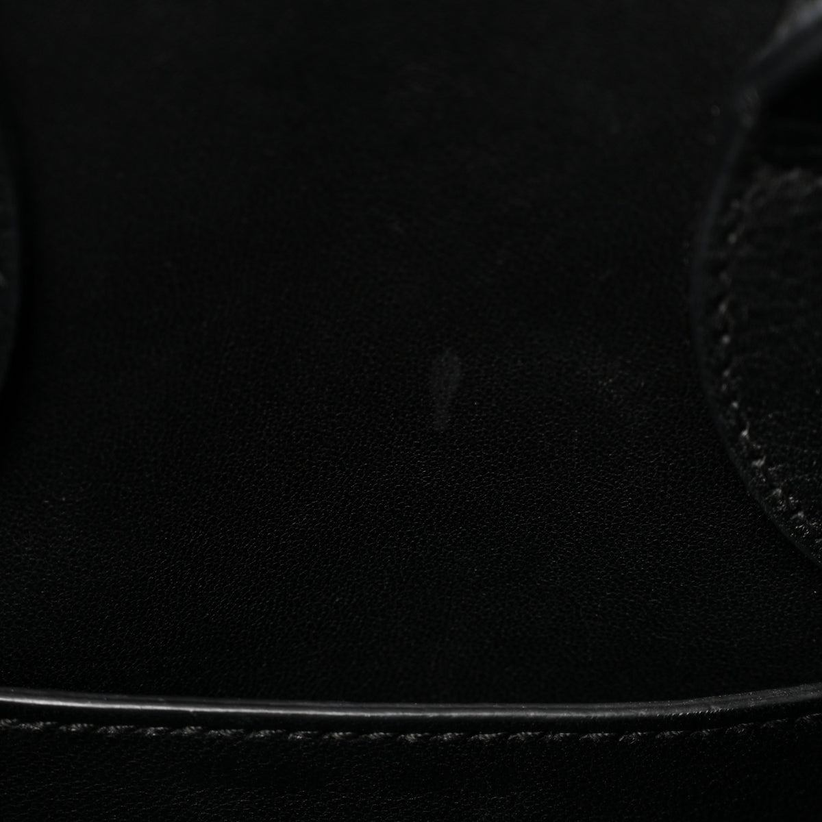 Calfskin Mini Hug Bag Black
