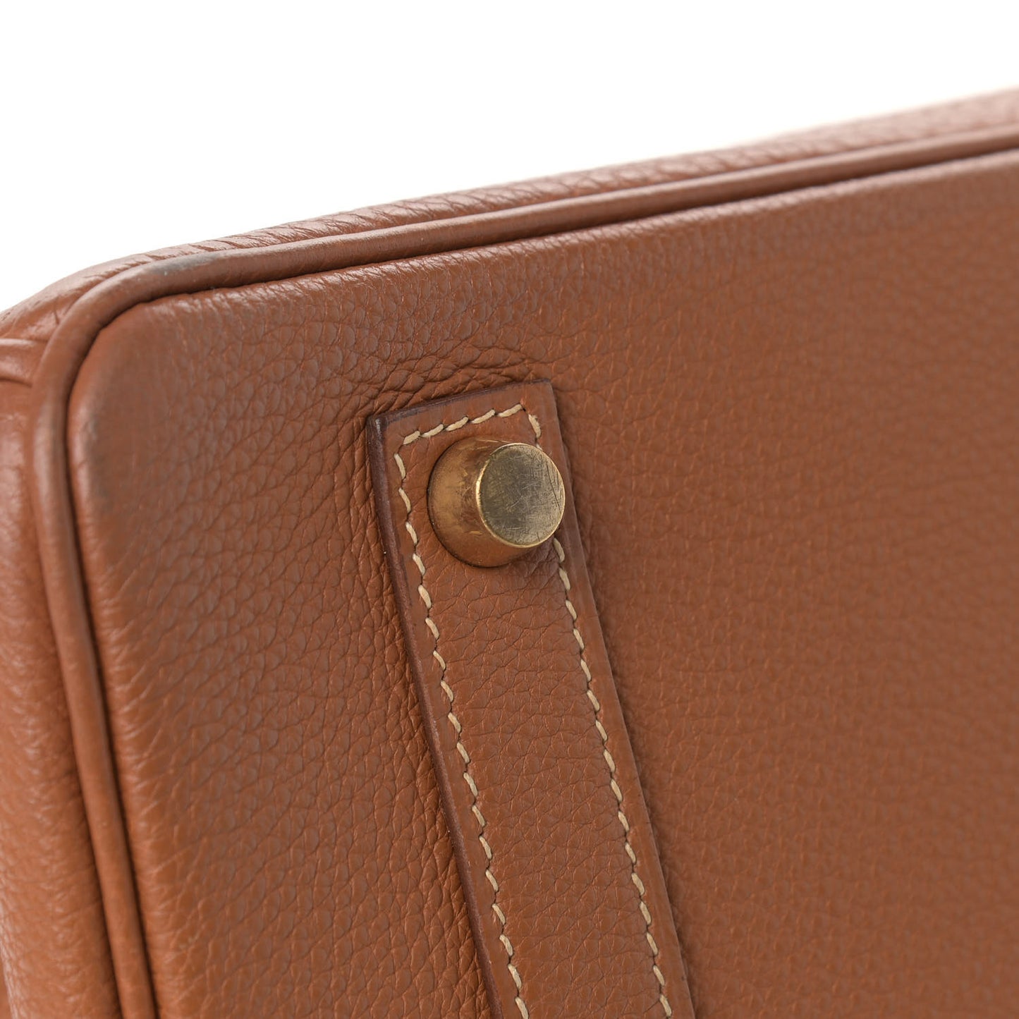 Taurillon Clemence Birkin 35 Gold