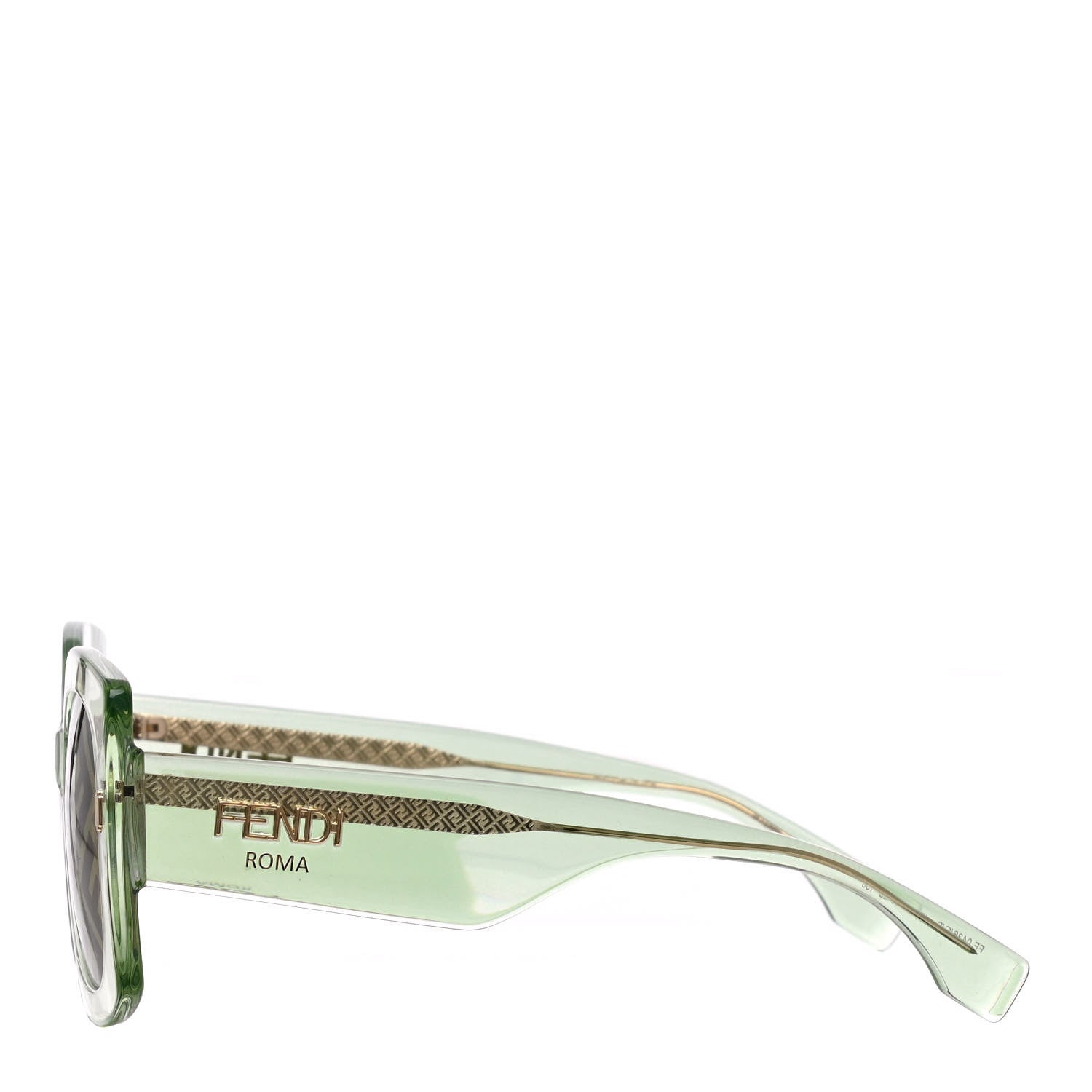 Fendi Acetate FF Sunglasses FF 0436/G/S Green 3 of 8