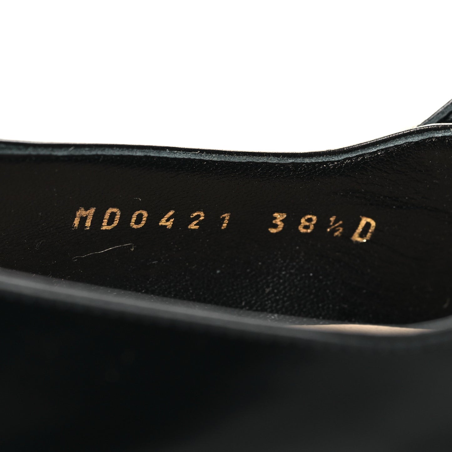 Brushed Calfskin Uniform 30mm Pumps 38.5 Black