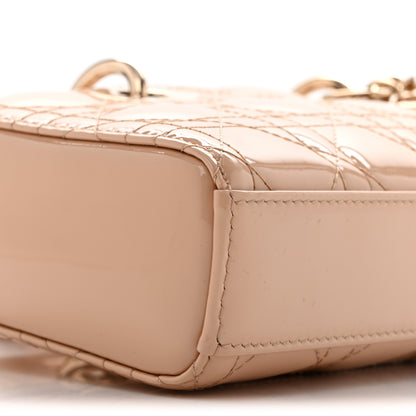 Christian Dior Patent Cannage Small Lady D-Joy Beige 18 of 25