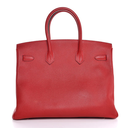 Hermes Epsom Birkin 35 Rouge Casaque 5 of 32