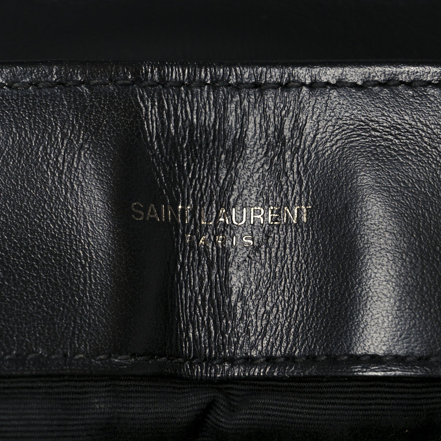 Calfskin Y Quilted Monogram Monochrome Medium Loulou Chain Satchel Black