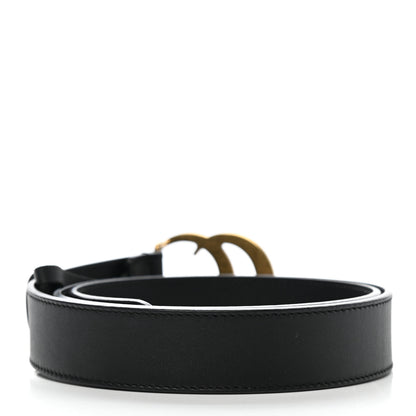 Gucci Calfskin Double G 30mm Belt 85 34 Black 2 of 6