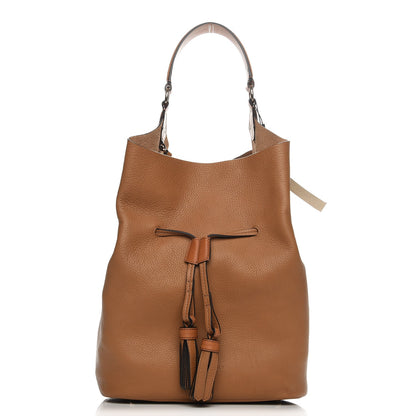 Burberry Grainy Calfskin Large Ashby Hobo Sand 1 of 7