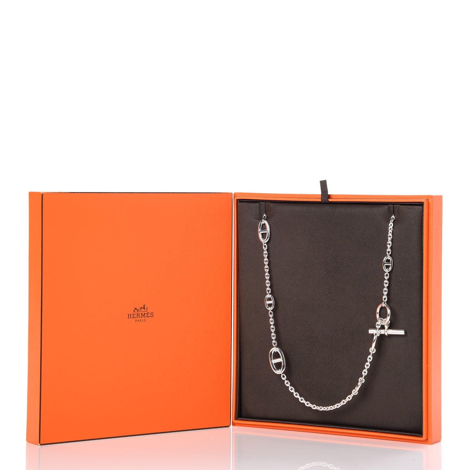 Hermes Sterling Silver Farandole Necklace 120 9 of 9