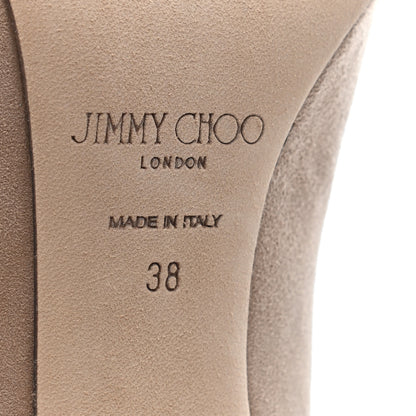 Jimmy Choo Suede Romy 100 Pumps 38 Nude 6 of 7