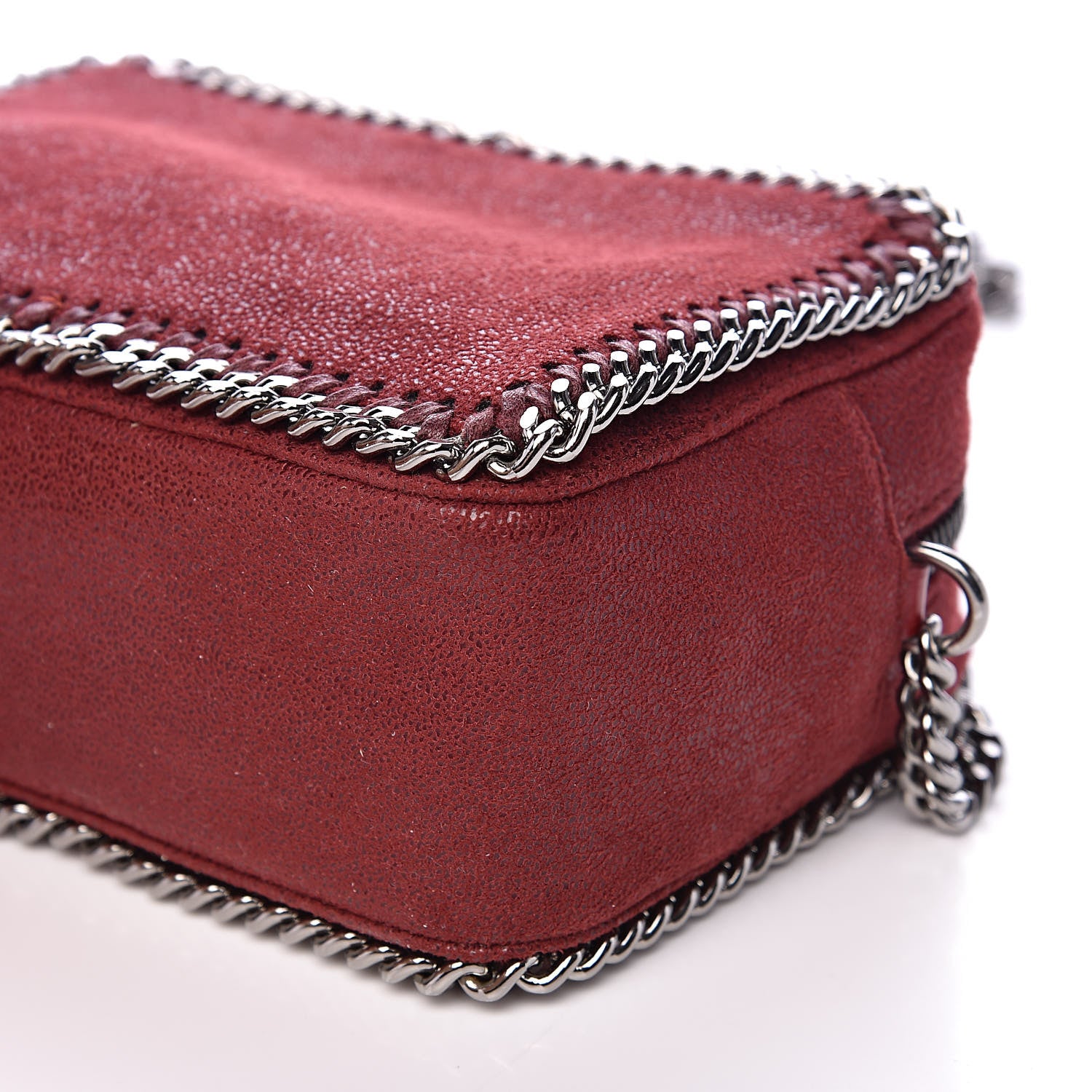 Stella McCartney Shaggy Deer Falabella Crossbody Camera Bag Ruby 8 of 9