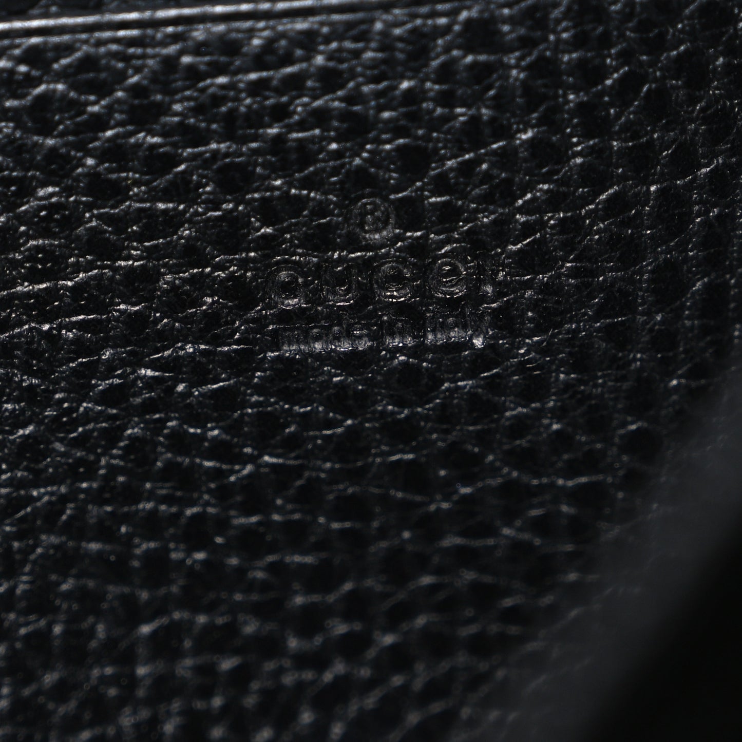 Calfskin Mini Dionysus Chain Wallet Black