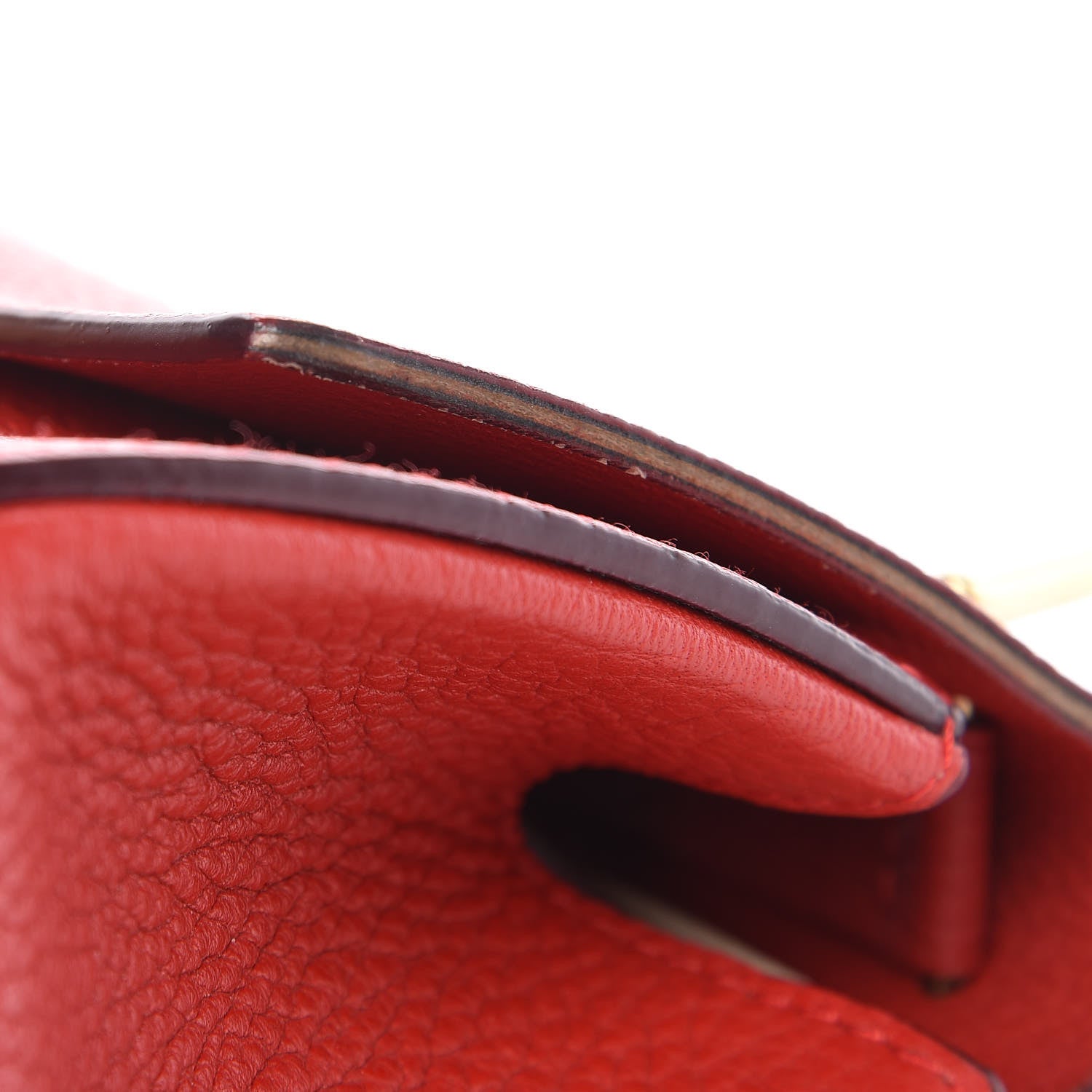 Chloe Grained Lambskin Drew Shoulder Bag Plaid Red 15 of 15