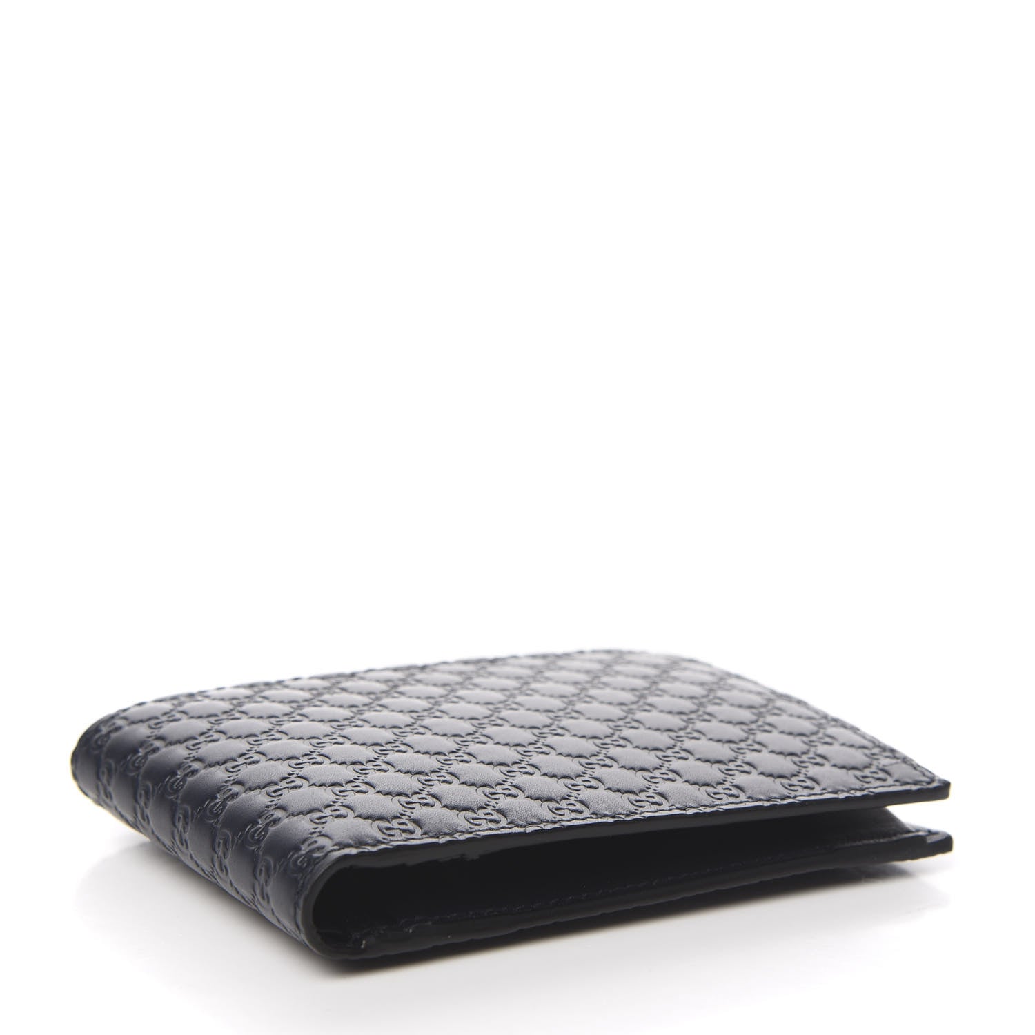 Gucci Microguccissima Bi-Fold Wallet Navy Blue 3 of 7