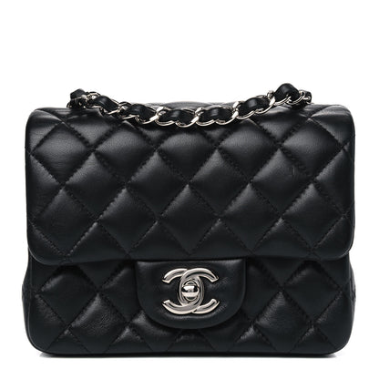 Chanel Lambskin Quilted Mini Square Flap Black 1 of 4