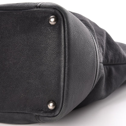 Chanel Washed Calfskin Tote Black 10 of 15