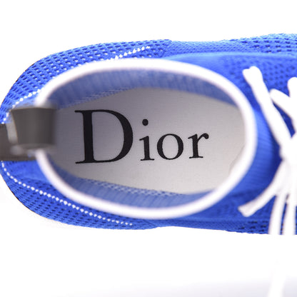 Christian Dior Technical Canvas Fusion High Top Sneakers 44 Blue 5 of 11