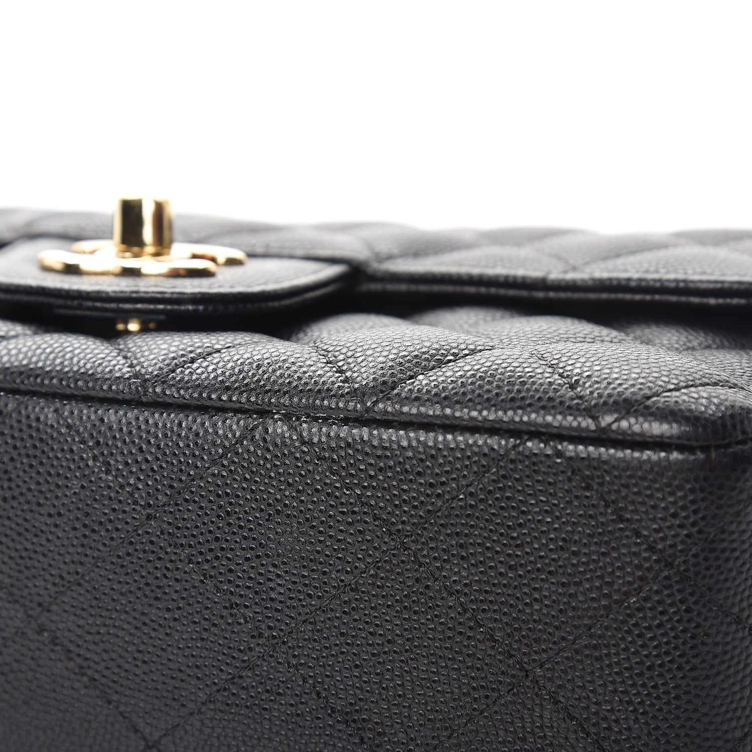 Chanel Caviar Quilted Mini Rectangular Flap Black 8 of 10