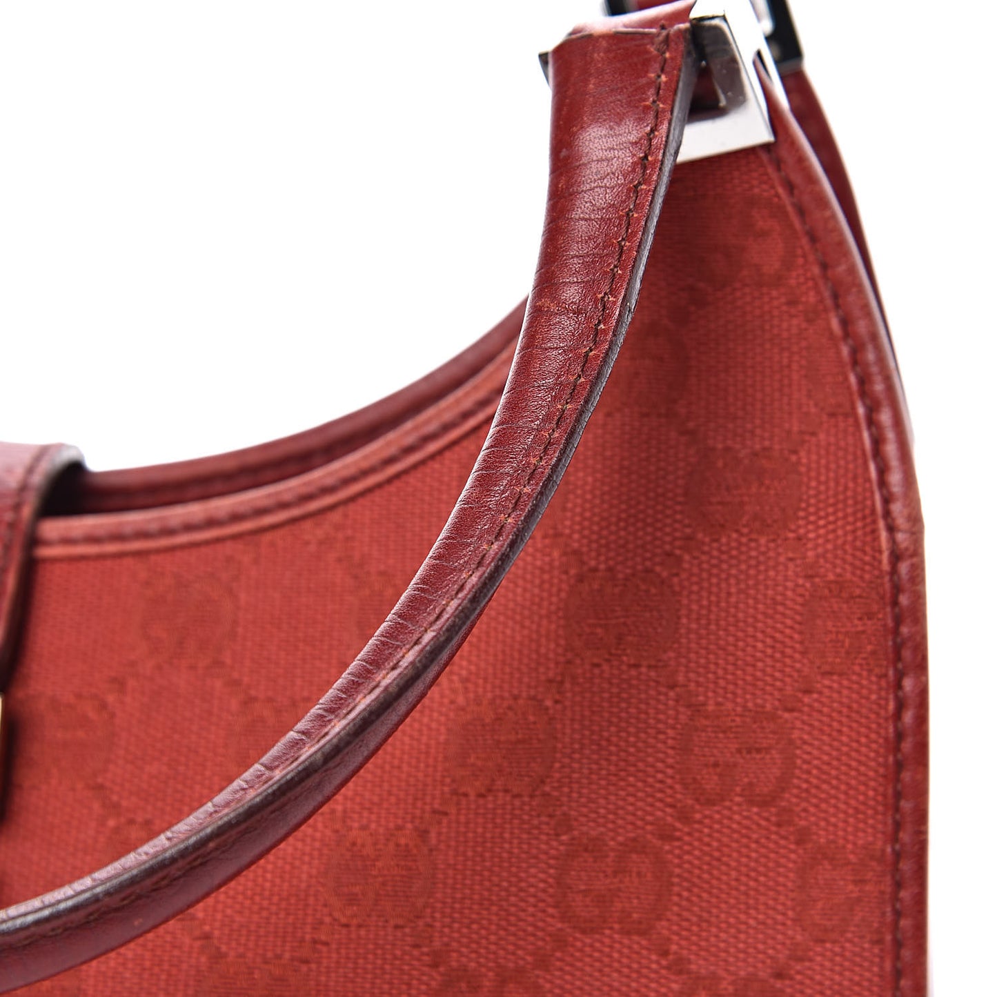 Monogram Small Bardot Bag Red