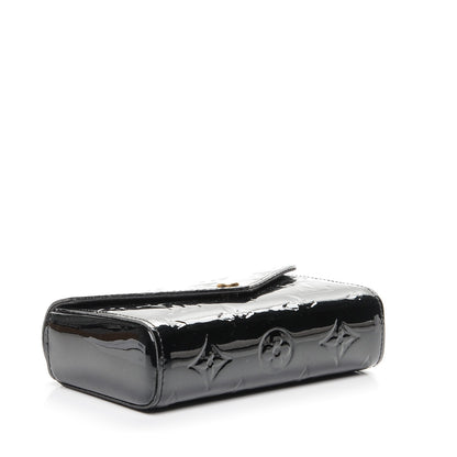 Louis Vuitton Vernis Lucie Pouch Noir Magnetique 4 of 6
