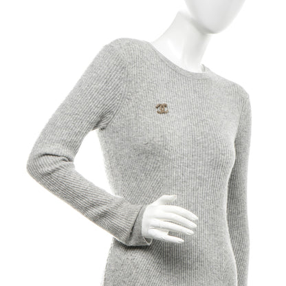 Chanel CC Small Brooch Light Gold 2 of 5