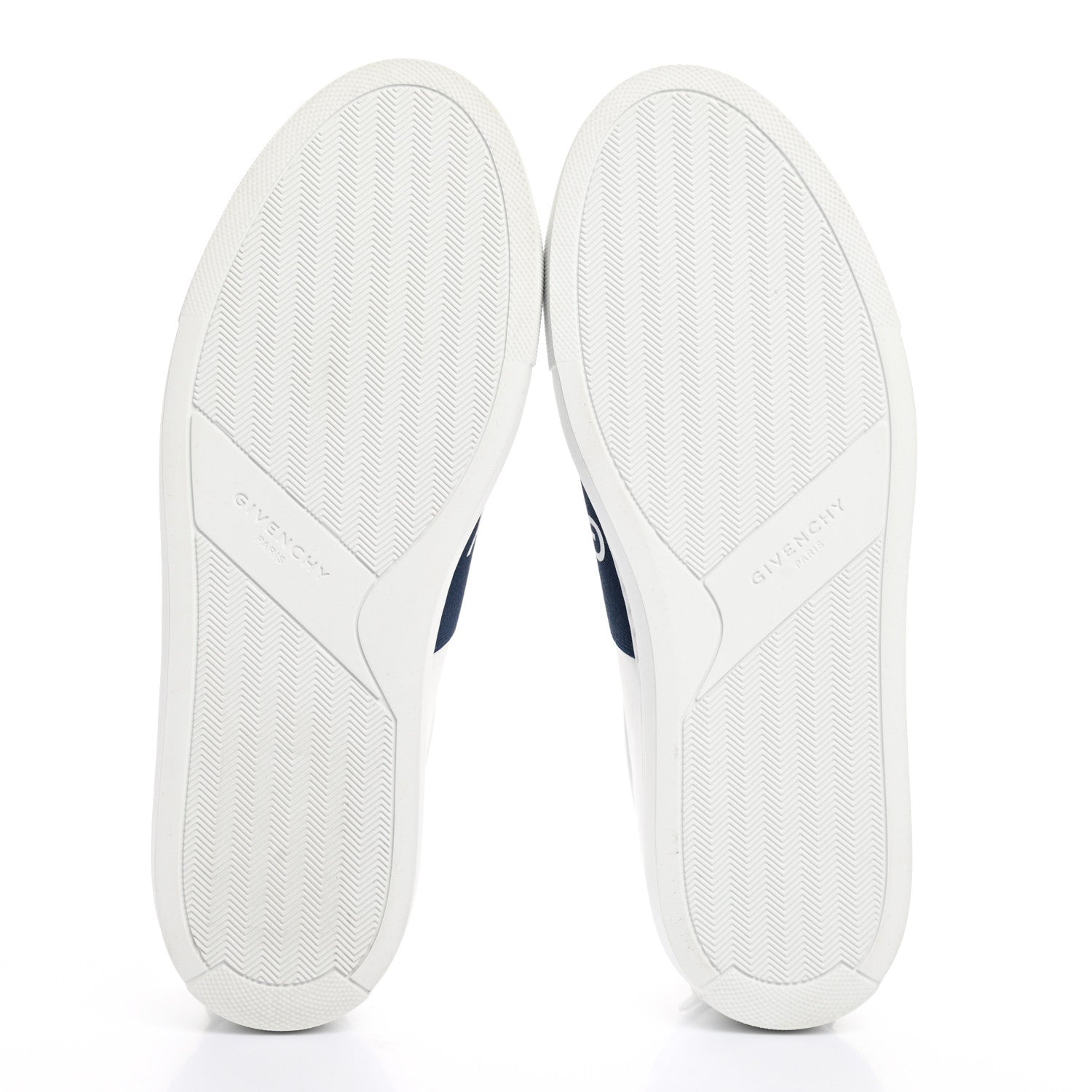Givenchy Calfskin Band Logo Mens Urban Street Sneakers 41 White Navy 5 of 10