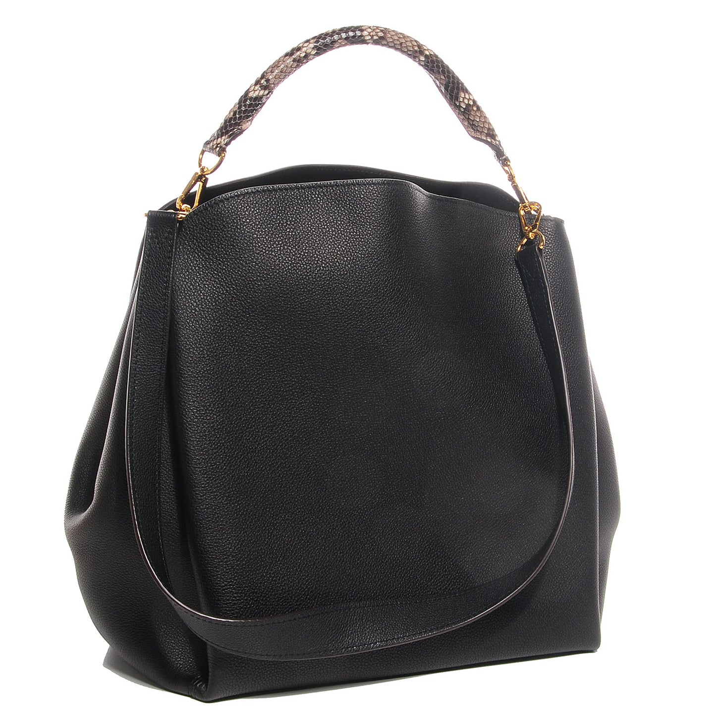 Veau Cachemire Python Babylone MM Black