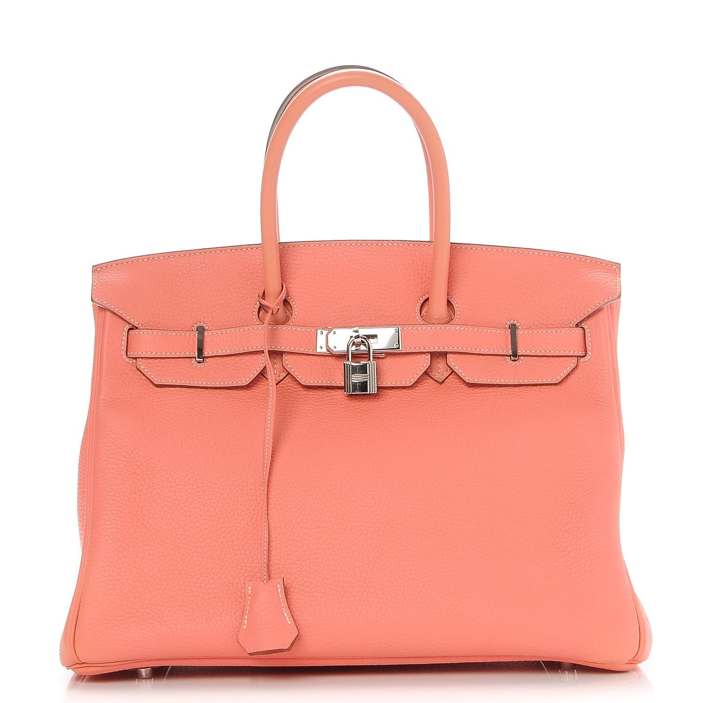 Taurillon Clemence Birkin 30 Crevette