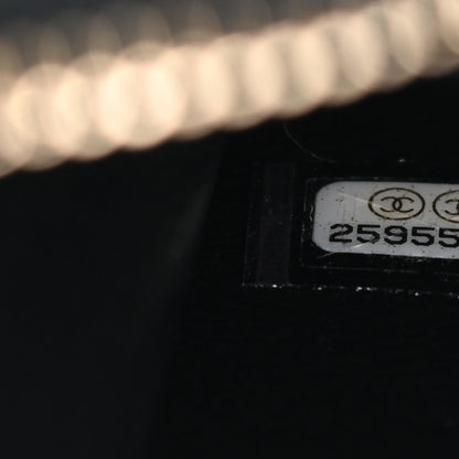 Chanel Caviar Quilted Small CC Filigree Vanity Case Black 7 of 9