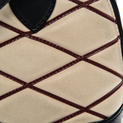Louis Vuitton Lambskin Malletage Alma BB Natural 9 of 9
