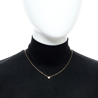 Cartier 18K Pink Gold Diamond D'Amour Heart Pendant Necklace 2 of 6