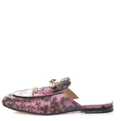 Gucci X DISNEY Jacquard Japanese Donald Duck Womens Princetown Slippers 38.5 Pink Black 1 of 8