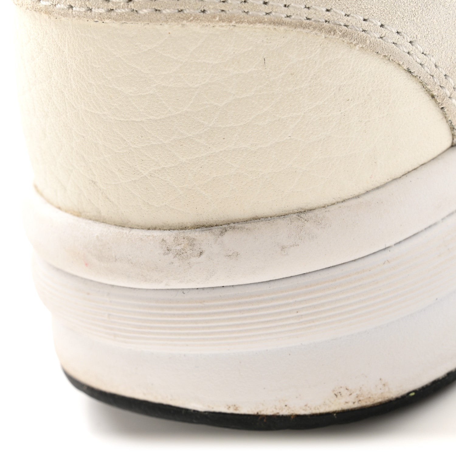 Chanel Mesh Suede Calfskin Grained Calfskin Womens CC Sneakers 38