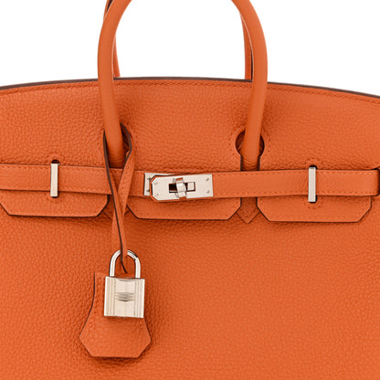 Hermes Togo Birkin 25 Orange 8 of 11