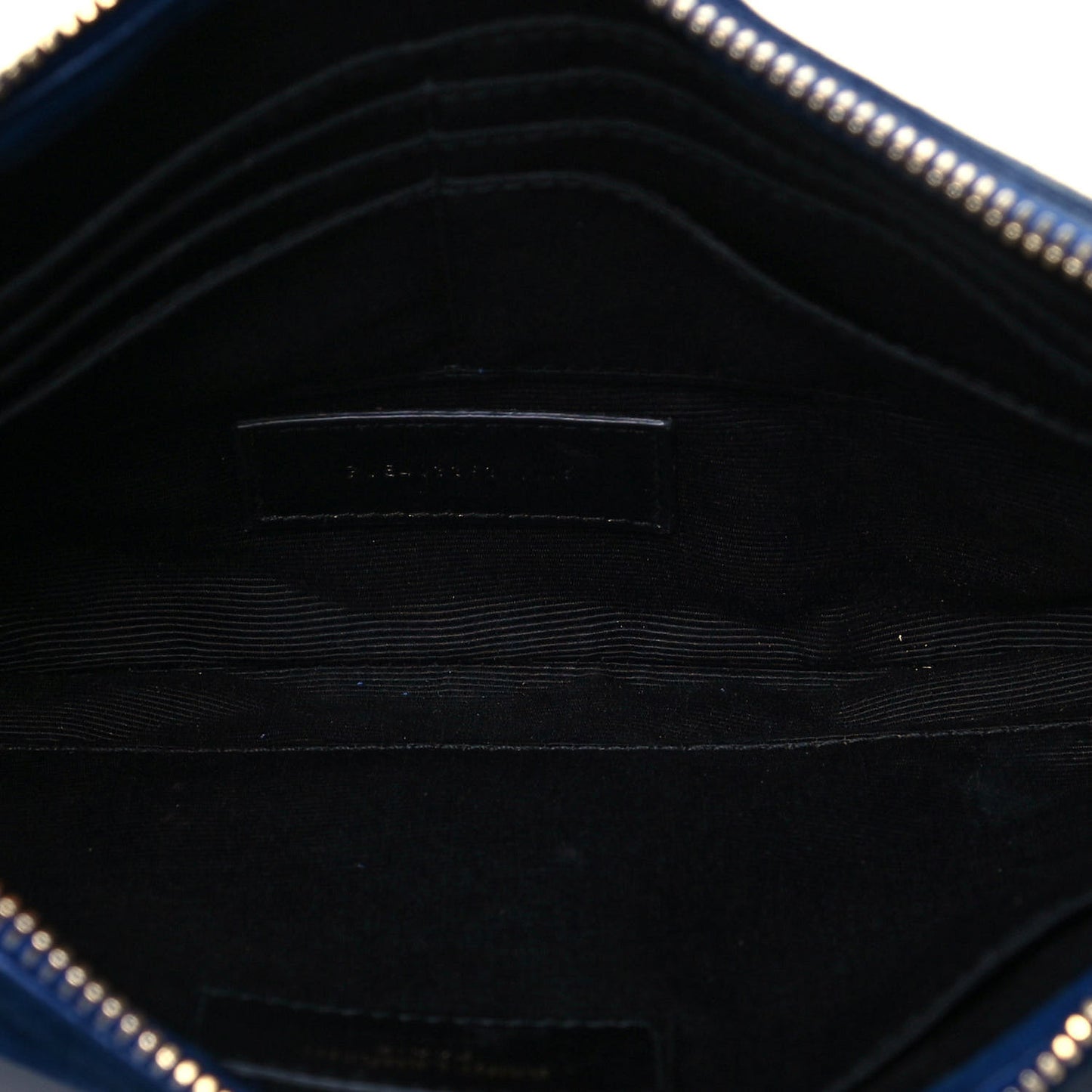 Suede Calfskin Small Fringe Crossbody Bag Blue