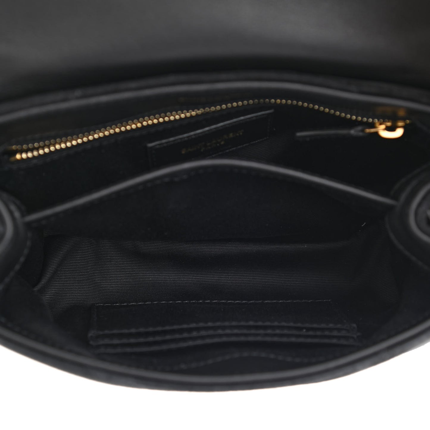 Suede Y Quilted Monogram Toy Loulou Crossbody Bag Black