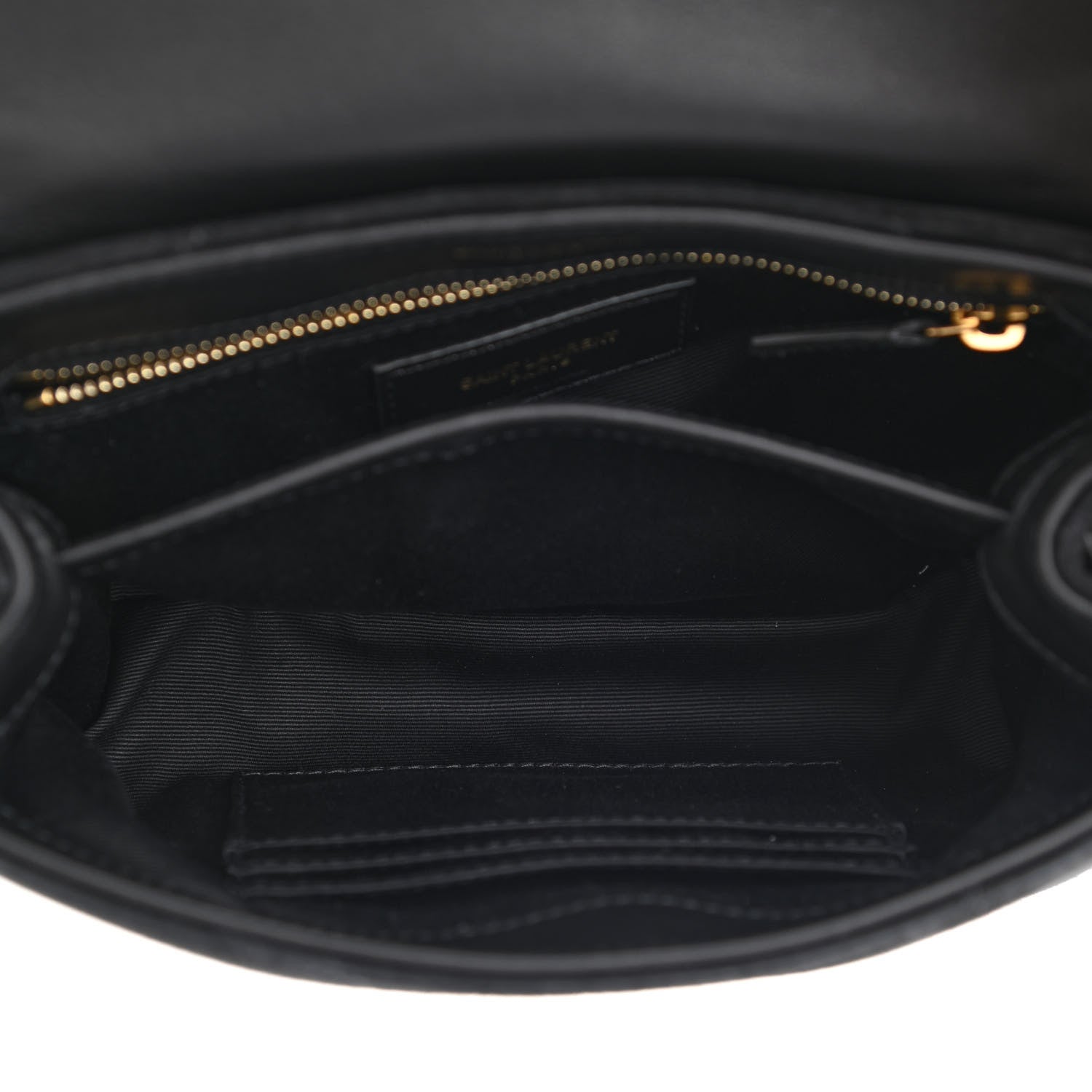 Saint Laurent Suede Y Quilted Monogram Toy Loulou Crossbody Bag Black 5 of 11