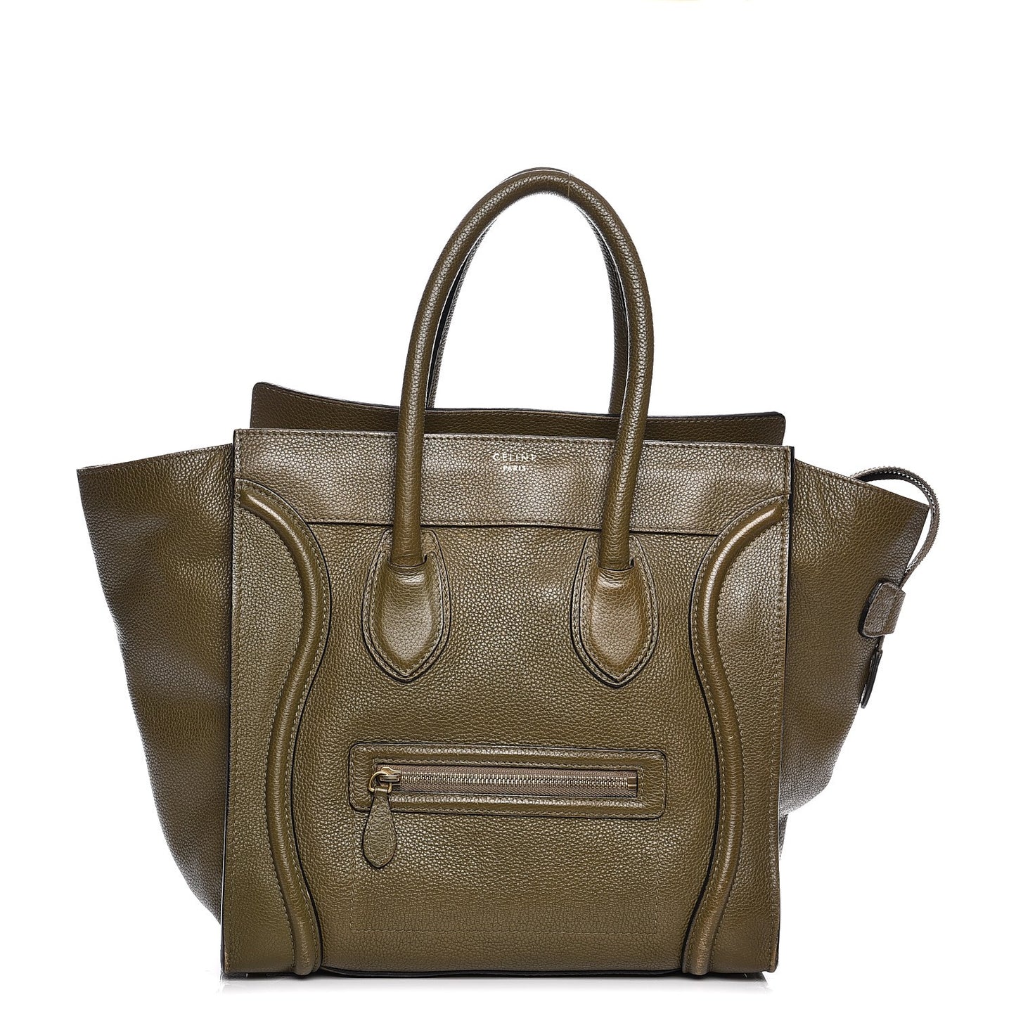 Drummed Calfskin Mini Luggage Jungle