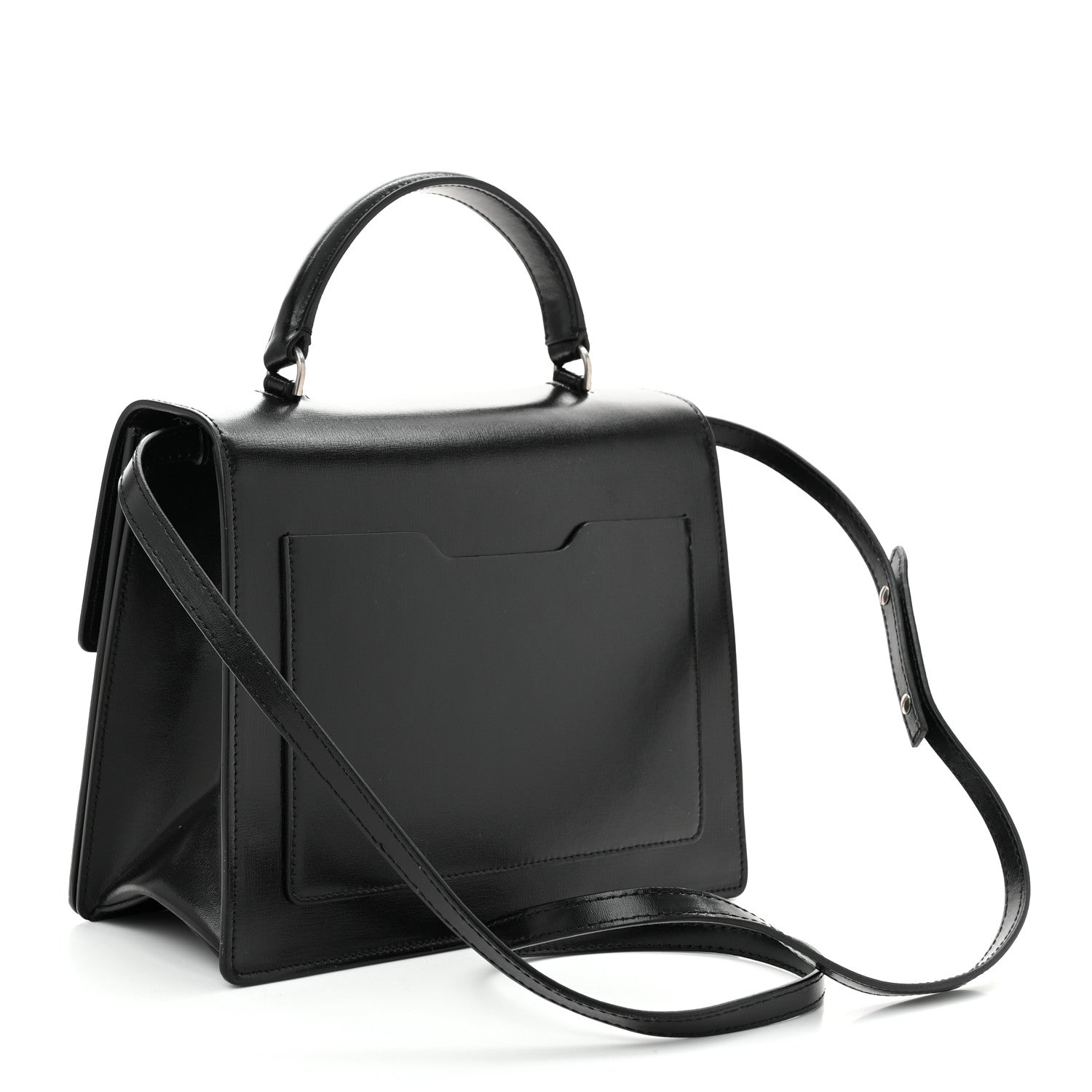 Off-White Calfskin 2.8 Jitney Bag Black 3 of 9