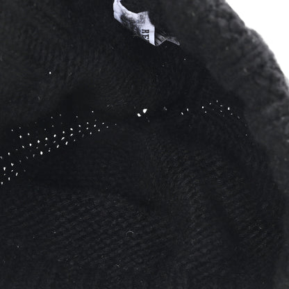 Hermes Cashmere Beanie Hat M Black 4 of 5
