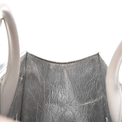 Christian Dior Metallic Calfskin Large Diorever Flap Silver 10 of 15