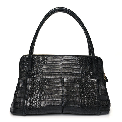 Nancy Gonzalez Crocodile Large Linda Tote Tote Black 1 of 18
