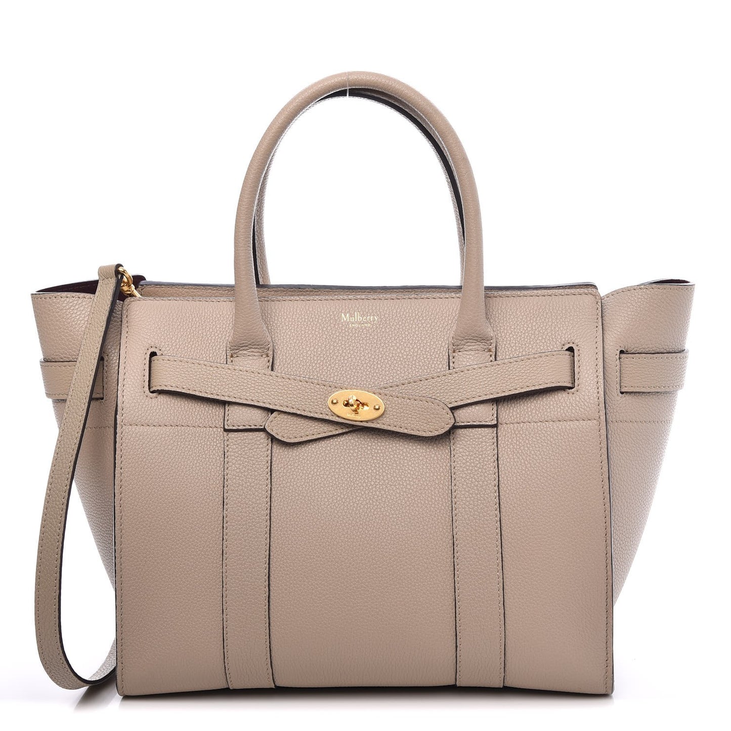 Classic Grain Small Bayswater Zip Tote Dune
