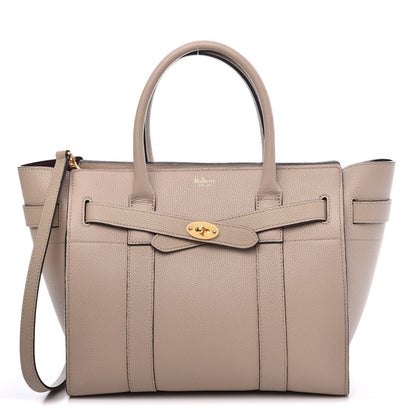 Mulberry Classic Grain Small Bayswater Zip Tote Dune 1 of 6
